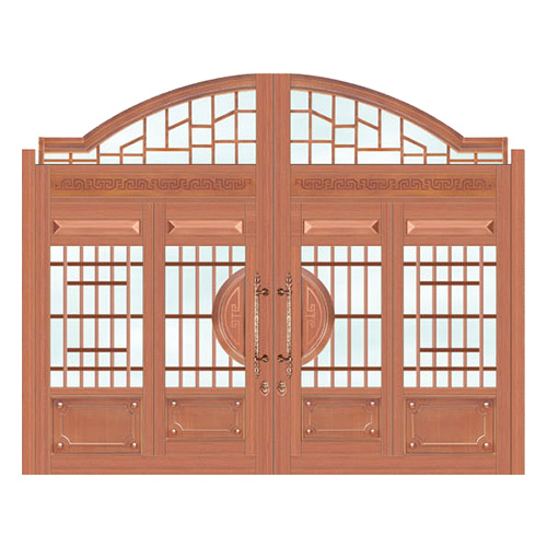 豪华铜铝门系列-GYJ-875(庭院门）真铜2号