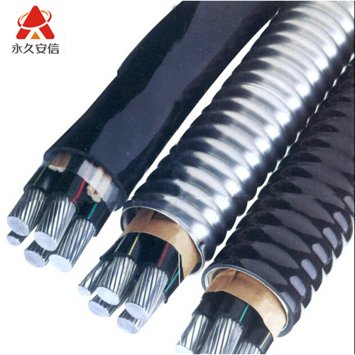 AC90 铝合金自锁铠装电缆3X95+2X50平方-AC90--3X95+2X50平方