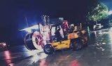 致敬！杭州安信物流配送员夜送YJLV22铠装电缆