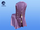 紫色宴会椅套-