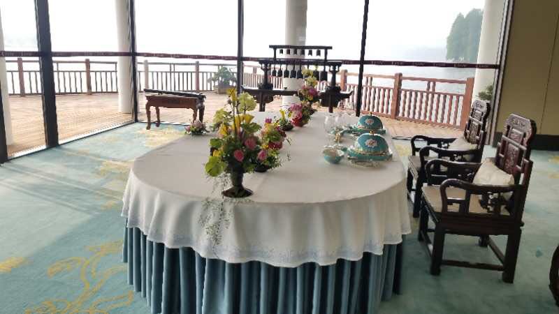 七星岛习莫会长方桌布