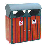 鋼木垃圾桶系列 -RK-5011