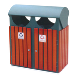 鋼木垃圾桶系列 -RK-5002