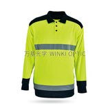Hi-Vis 安全长袖衬衫 -WK-P08
