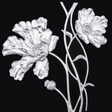 錫畫  -罌粟花