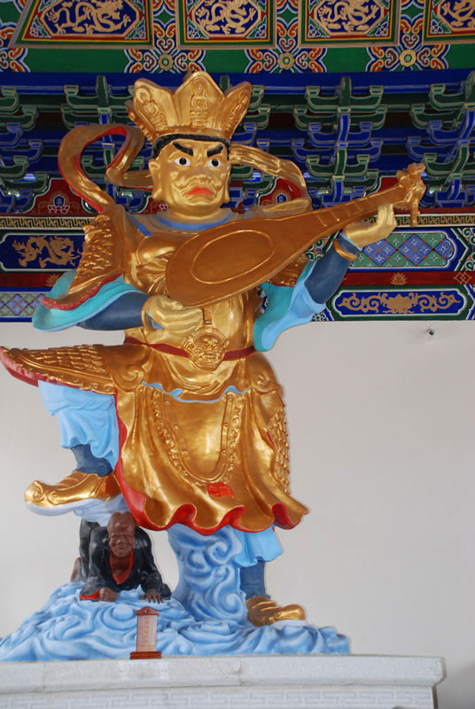 四大天王1四大天王2圆香炉金刚杵小样创作泥塑1