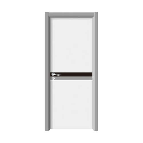 平板套色门-ss-6037 纯白 深灰门套